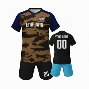 Tenue de football professionnelle personnalisée, maillot de sport respirant, short, ensemble uniforme de football - Product Image 3