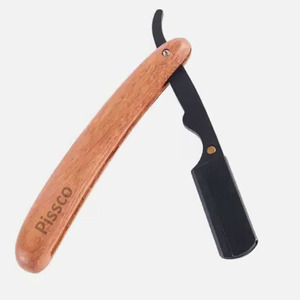 Navaja de Afeitar Plegable de Acero Inoxidable Hecha a Medida con Mango Recto, Herramientas de Barbería, Navaja para el Cabello - Product Image 4