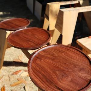 Platos de madera para restaurante, platos de madera personalizados, platos de servir de madera, platos personalizados seguros para alimentos, platos para pan y fruta - Product Image 6