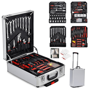 Set di Attrezzi Premium in Valigetta di Alluminio Argento da 799 Pezzi - Product Image 3
