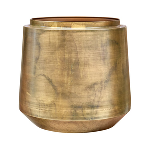 Juego de Macetas Modernas de Metal, Diseño Minimalista, Macetas de Interior para Escritorio, Acabado Dorado, Forma Redonda, Decoración para el Hogar - Product Image 2