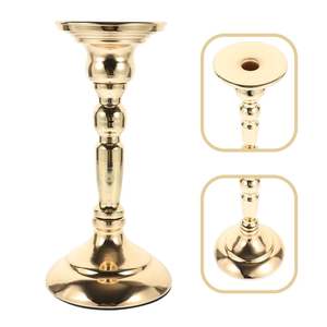 Support de bougie avec anneau texturé, résistant à la chaleur, décoration d'intérieur - Product Image 2