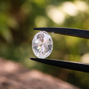 Diamant synthétique blanc exquis de taille portugaise, 5 carats, certifié IGI, forme ovale, HPHT CVD, cultivé en laboratoire, couleur DEF, pureté VVS2/VS1 - Product Image 3