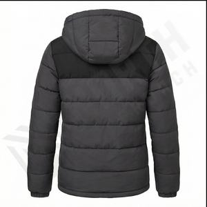 2025 invierno nuevo Retro Unisex lona bombardero chaqueta impermeable de gran tamaño cálido sólido abrigo Streetwear Parka - Product Image 3