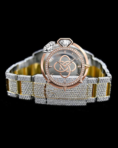Custom Luxury Moissanite <b>Watch</b> Men Full <b>Diamond</b> Stainless Steel Quartz Wristwatch - Product Image 3