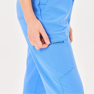 Uniformes Médicos Transpirables de Corte Ajustado para Mujer, Venta al Por Mayor OEM, Color y Logotipo Personalizables, Tela Jersey - Product Image 6