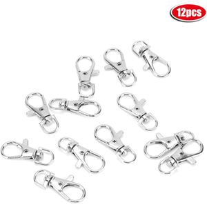12 Pezzi Chiusure per Gabbie di Cani e Gatti 1.4x0.6in, Clip per Gabbie di Uccelli e Rettili, Chiusure per Animali Domestici - Product Image 4