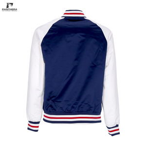 เสื้อแจ็คเก็ตผ้าซาตินพรีเมียมขายส่ง พร้อมปักลายทีมตามสั่ง พร้อมปักชื่อตามสั่ง แขนเสื้อแบบแร็กแลน - Product Image 3