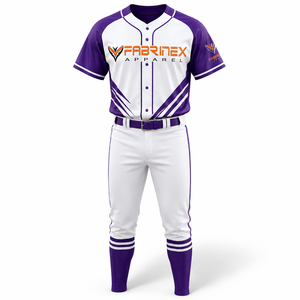2026 New <b>Baseball</b> Uniform Breathable Lightweight Durable Fabric Comfortable Fit Custom Design Sportswear <b>Baseball</b> Uniform - Product Image 4