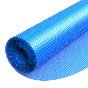 Cubierta Solar Redonda para Piscina de 24 pies, Material de Polietileno de 8 Milésimas de Pulgada con Burbujas, Manta para Piscina con Absorción de Calor Diurna para Piscinas y Spas - Product Image 1