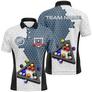 Crea Tu Propia Marca, Diseño Gratuito, Camiseta Deportiva de Golf Sublimada 100% Poliéster, Polos para Hombre - Product Image 4