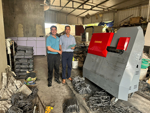 Prix d'usine - Machine à cintrer les barres en U de 6 à 12 mm pour barres d'acier, cintreuse de barres métalliques - CHIHO - Product Image 2