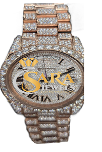 Relojes de Pulsera de Oro para Hombre de Primera Calidad, Relojes de Cuarzo Automáticos con Fecha, Aleación de 20 mm para Unisex, Disponibles al Mejor Precio - Product Image 1