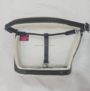 Style anglais de selle de licou en cuir de cheval élégant de haute qualité avec fourrure-Fabricant de grossiste direct de rembourrage de qualité - Product Image 2