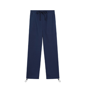 Custom 445gsm Embroidered Custom Logo Essential Fleece Casual Canvas <b>Men's</b> High Quality Pullover Sweatpants Heavyweight Straight - Product Image 1
