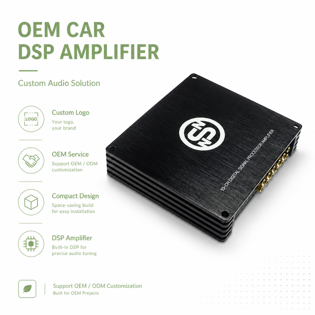 OEM Sennuopu TS 850 Car Audio Amplifier 8 CH Amplifier with 10 CH DSP