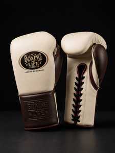 New Factory Design Best Colorway No Boxing No Life Mexican Stylish Lace Up Boxing Sparring <b>Gloves</b> Competition Fighting Gear - Product Image 1
