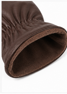 Gants de mode d'hiver pour hommes et femmes, en cuir, chauds, doublés de polaire, compatibles écran tactile, pour l'extérieur, vente en gros - Product Image 3