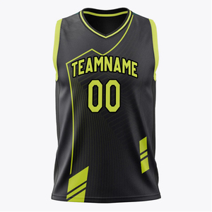 Conjunto de Uniforme de Baloncesto Personalizado para Adultos, Camiseta con Logotipo, Nombre y Número en la Parte Delantera, 100% Poliéster de Secado Rápido, para Escuela, Universidad - Product Image 4