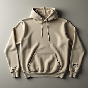 Sweat à capuche 320 GSM 100% coton molletonné unisexe avec logo personnalisé, respirant, pour hommes et femmes / Sweats à capuche imprimés personnalisés - Product Image 2