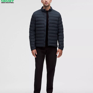 Chaqueta de Plumón Plegable para Hombre, Ideal para Viajes, con Bolsa de Almacenamiento, Compacta, Ligera, Resistente al Viento y Acolchada - Product Image 1