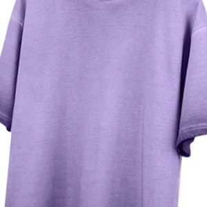 T-shirt unisexe à prix abordable, respirant, coupe ajustée, épais, délavé, à épaules tombantes, effet délavé à la pierre et à l'acide, vente en gros - Product Image 3