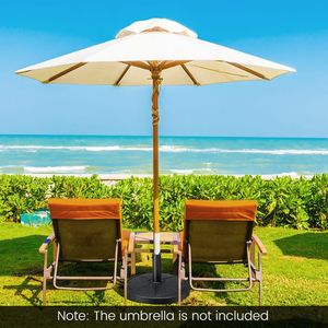 Base per Ombrellone da Esterno Rotonda da 18 Pollici, 31 Libbre, per Ombrelloni e Basi da Patio - Product Image 2