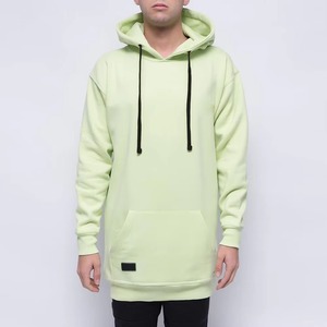 Custom <b>Men</b> <b>Pullover</b> Hoodie Funnel Neck Cotton Fleece Sweatshirt Kangaroo Pocket Sleeve Zip OEM Logo Wholesale - Product Image 3