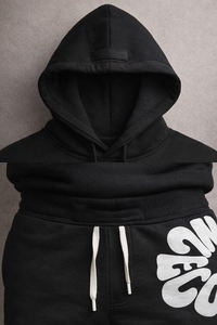 Nuevo Conjunto de Sudadera con Capucha y Pantalones Deportivos Extra Grandes, Estilo Urbano, para Uso Diario Informal y Actividades Físicas, Superventas 2026 - Product Image 4