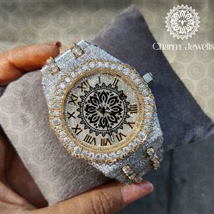 Montre de luxe Charm en acier inoxydable, boîtier de 40 mm, mouvement mécanique analogique, verre, date automatique, luminescente, montre de mode pour homme, 10 bars - Product Image 1