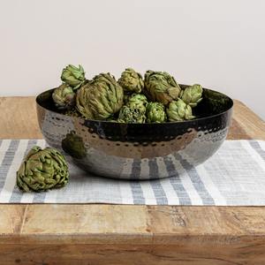 Cuenco de metal artesanal para chocolate, centro de mesa decorativo para una mesa de comedor elegante, exhibición para bodas y fiestas. - Product Image 3