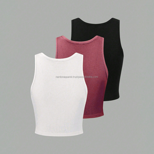 Débardeur pour femme Nardon Apparel, vente en gros, haute qualité, 100% coton, débardeur sexy pour fille, séchage rapide, débardeur de sport, de fitness et de yoga - Product Image 3