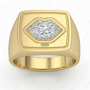 Original Haute Couture Lip-Cut Diamond <b>Solitaire</b> <b>Ring</b> | Premium Luxury Designer High-End Fine Jewelry Gift - Product Image 4
