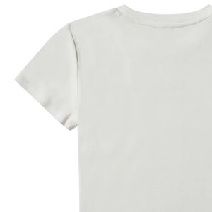 Camiseta Corta Blanca para Mujer, Corte Ajustado, Manga Corta, Algodón Suave, Estilo Casual, Top de Moda, Ropa Urbana - Product Image 6