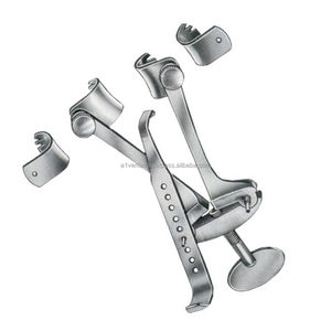 Rétracteur chirurgical de haute qualité A-1 VERITAS Henner (Lempert) avec 2 paires de lames, lame centrale, instrument chirurgical réutilisable |   porte-aiguille - Product Image 2