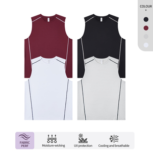 Débardeur de sport respirant et écologique pour homme, séchage rapide, idéal pour la gym et le jogging, 100 % polyester - Product Image 5
