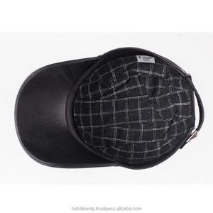 Casquette de baseball de luxe personnalisée en gros avec patch en cuir, design uni, élégante, respirante, réglable, unisexe, Jimieson - Product Image 4