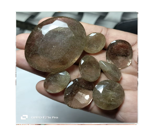 BAITHU GEMS MINERALS Aguamarina Natural Pulida, Corte Ovalado Facetado, Personalizable, para Joyería, Alta Claridad, Azul Cielo - Product Image 5