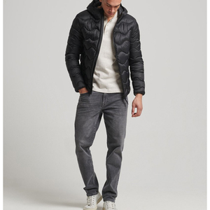 Veste matelassée à capuche pour homme, alternative au duvet, chaude, pour l'hiver, vêtement d'extérieur décontracté - Product Image 3