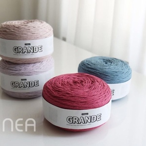 ชุดไหมพรมถักโครเชต์ GRANDE Coma Cotton สำหรับถักมือ น้ำหนัก 300 กรัม ไหมถักโครเชต์ - Product Image 6