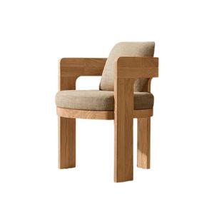 Fauteuil de jardin moderne en teck avec coussin en mousse, chaise de terrasse durable pour patio, mobilier d'extérieur - Product Image 3