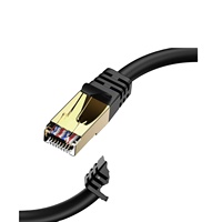 Câble Ethernet Cat8, câble LAN haute vitesse, connecteur RJ45 pour routeur, Modem, jeu, Xbox, PC, Mac