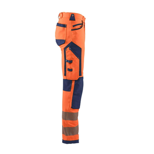 Men's High Visibility Reflective Safety Pants Lightweight Construction <b>Work</b> Wear Cargo Pocket <b>Waterproof</b> Working Pants - Product Image 2