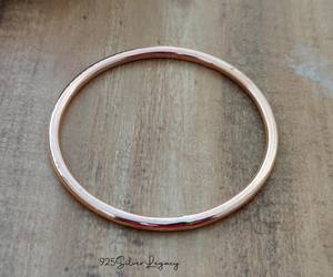 Brazalete de Cobre Sólido y Grueso, Ajustable, Curativo, Hecho a Mano, Joyería Unisex - Product Image 3