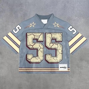High Quality New Design Mesh Sublimation Print Soccer OEM Football Shirt Custom Design Men's Sports Jersey Football Boxy Jerseys - Product Image 4