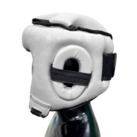 Nouveau modèle 2026 – Protection de tête de boxe en cuir véritable respirante avec double visière intégrale multicolore pour l'entraînement hivernal