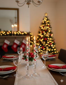 Velas Decorativas Cónicas Hechas a Mano con Diseño de Cerezas para Decoración de Mesa en Navidad, Pascua, San Valentín y Cumpleaños (Juego de 2) - Product Image 1