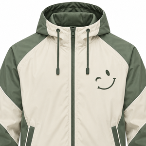 <b>Hooded</b> Windbreaker <b>Jacket</b> for <b>Men</b> lightweight outdoor sports resistant <b>hooded</b> full zip custom activewear sportswear manufacturer - Product Image 3