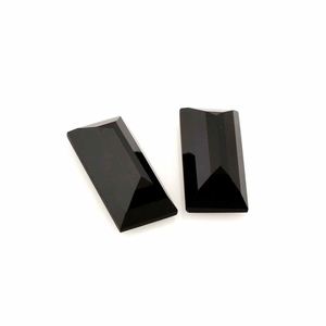 Ónix negro facetado natural certificado de la mejor calidad, gema genuina suelta para la fabricación de joyas a precios asequibles. - Product Image 3