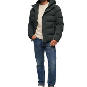 Custom <b>Men</b> Down Style Puffer Jacket Quilted <b>Winter</b> <b>Coat</b> Logo Private Label Wholesale Supplier USA <b>UK</b> Europe - Product Image 3